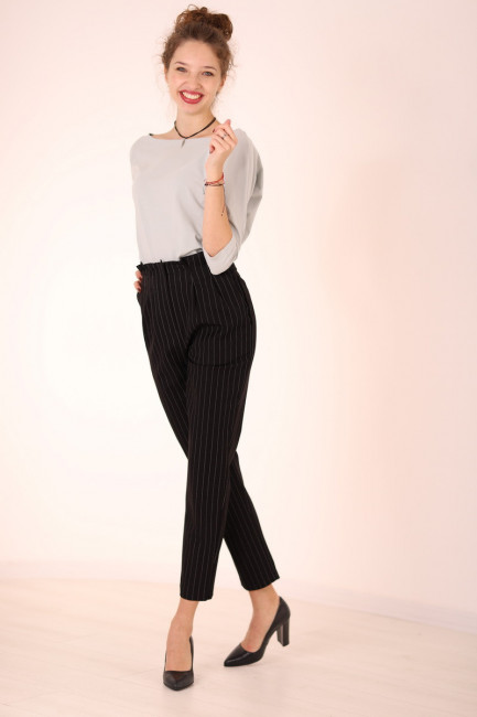 Pantaloni Adelle negri