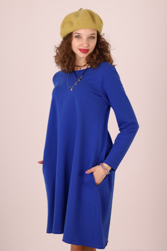 Rochie lunga  tip lalea, din bumbac