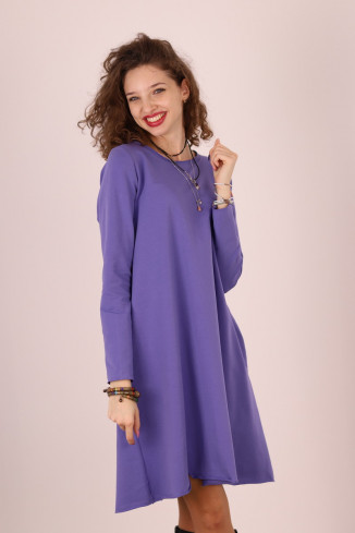 Rochie lunga  tip lalea, din bumbac