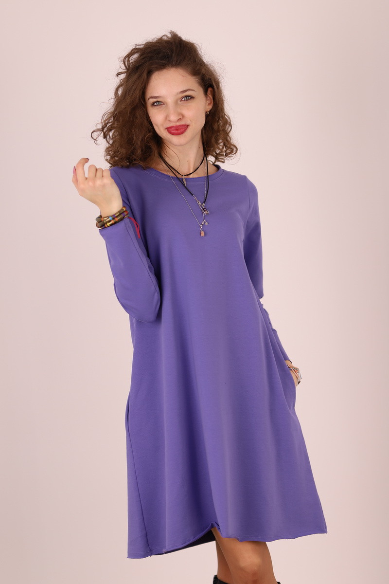 Rochie lunga  tip lalea, din bumbac