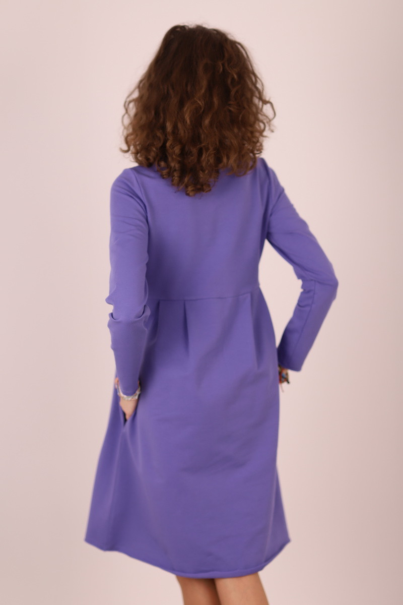 Rochie lunga  tip lalea, din bumbac