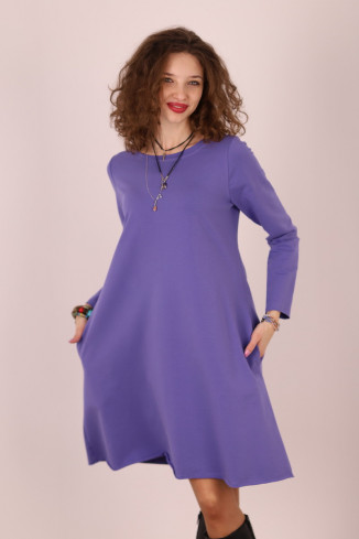 Rochie lunga  tip lalea, din bumbac