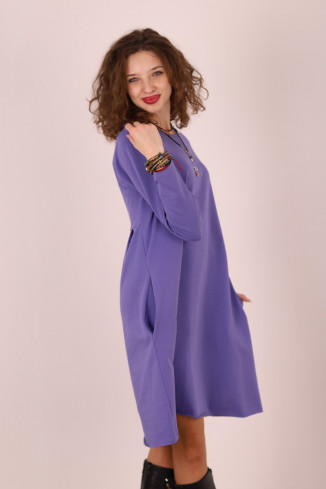 Rochie lunga  tip lalea, din bumbac