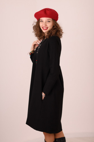 Rochie lunga  tip lalea, din bumbac