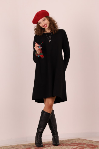 Rochie lunga  tip lalea, din bumbac