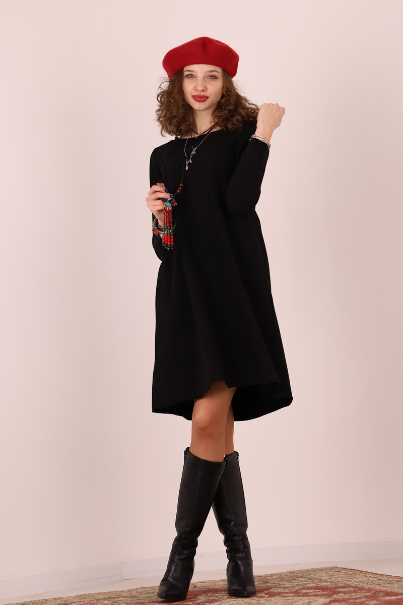 Rochie lunga  tip lalea, din bumbac