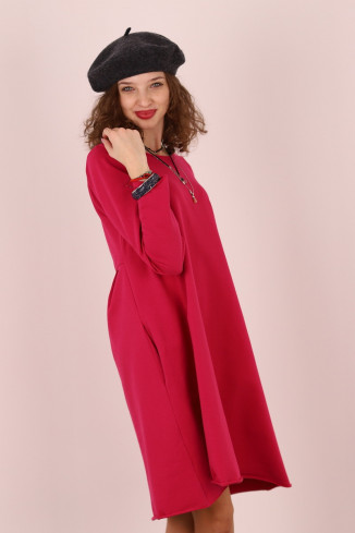 Rochie lunga  tip lalea, din bumbac