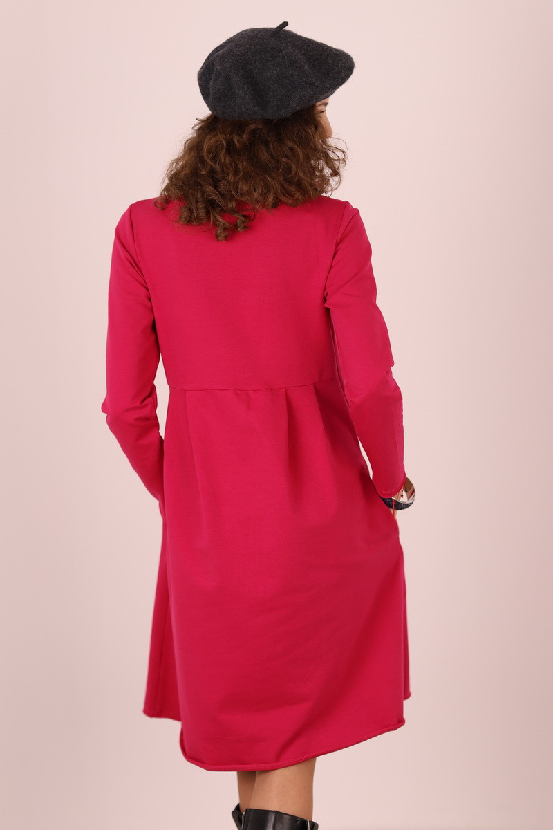 Rochie lunga  tip lalea, din bumbac