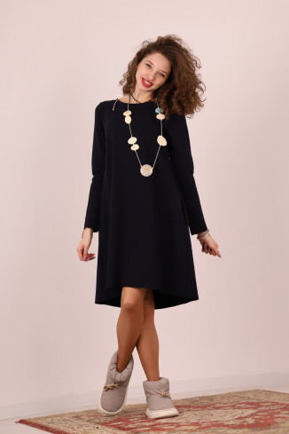 Rochie lunga  tip lalea, din bumbac