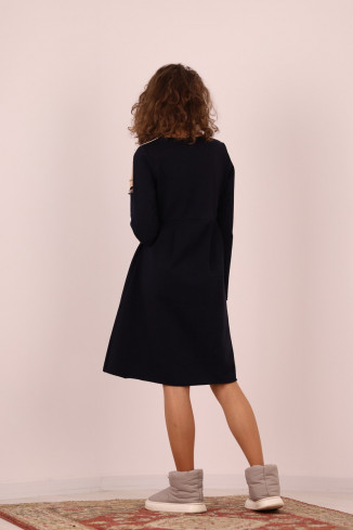 Rochie lunga  tip lalea, din bumbac