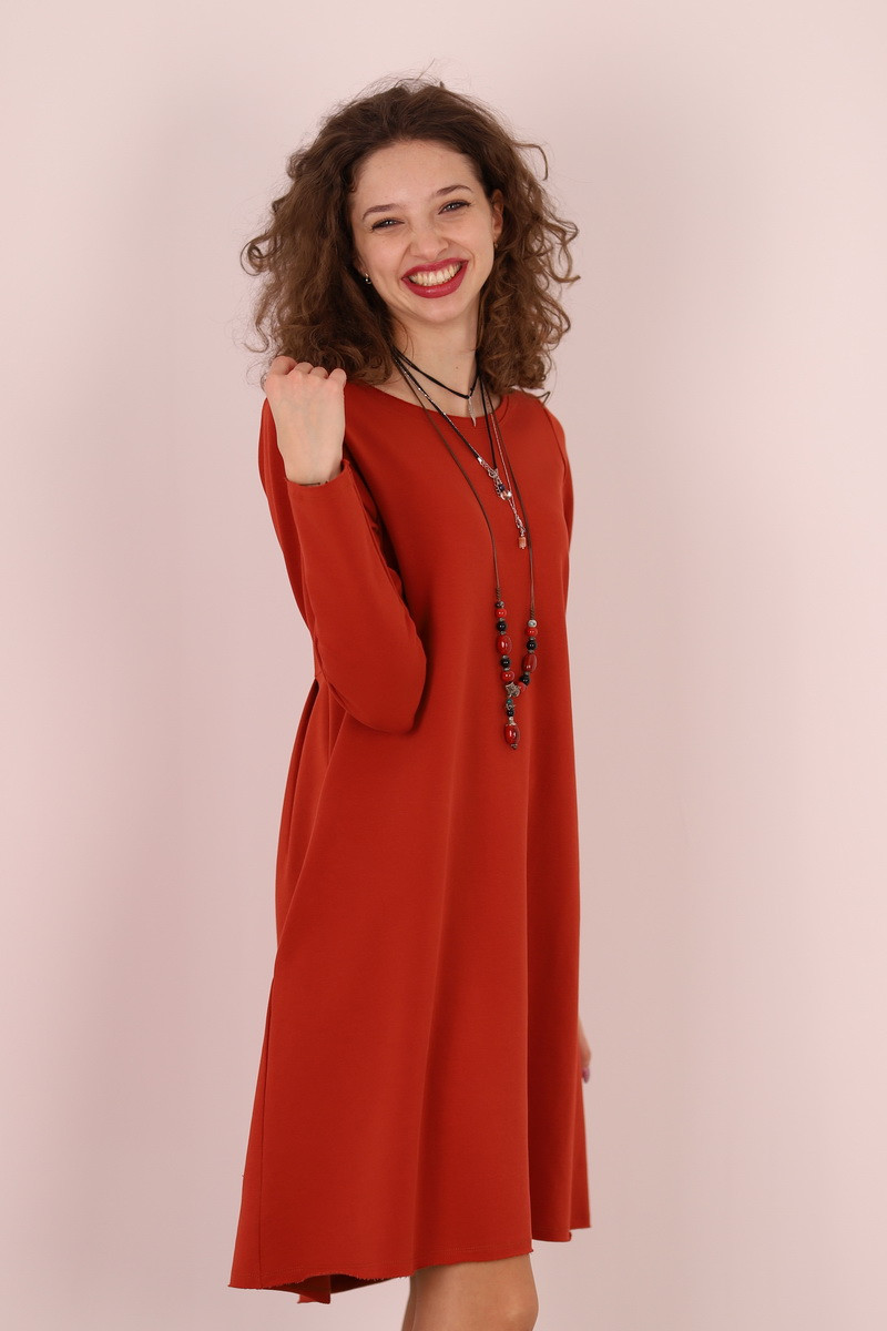 Rochie lunga  tip lalea, din bumbac