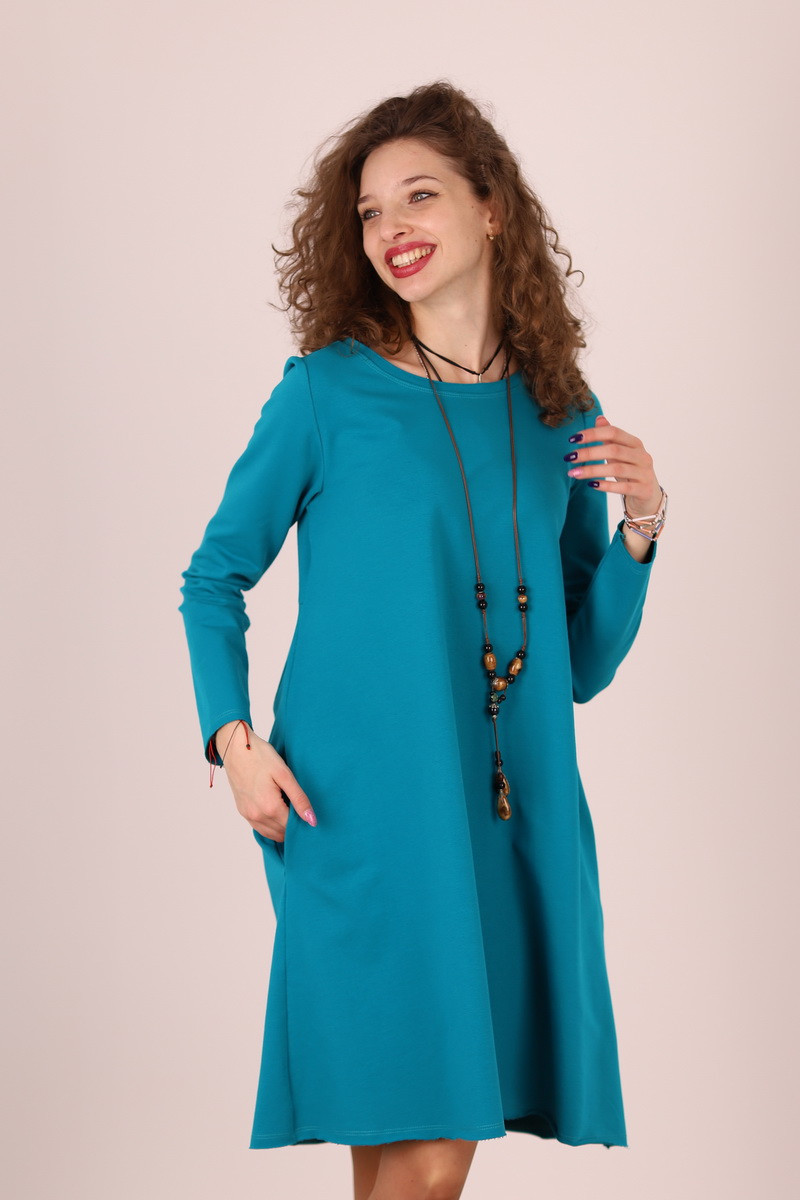 Rochie lunga  tip lalea, din bumbac