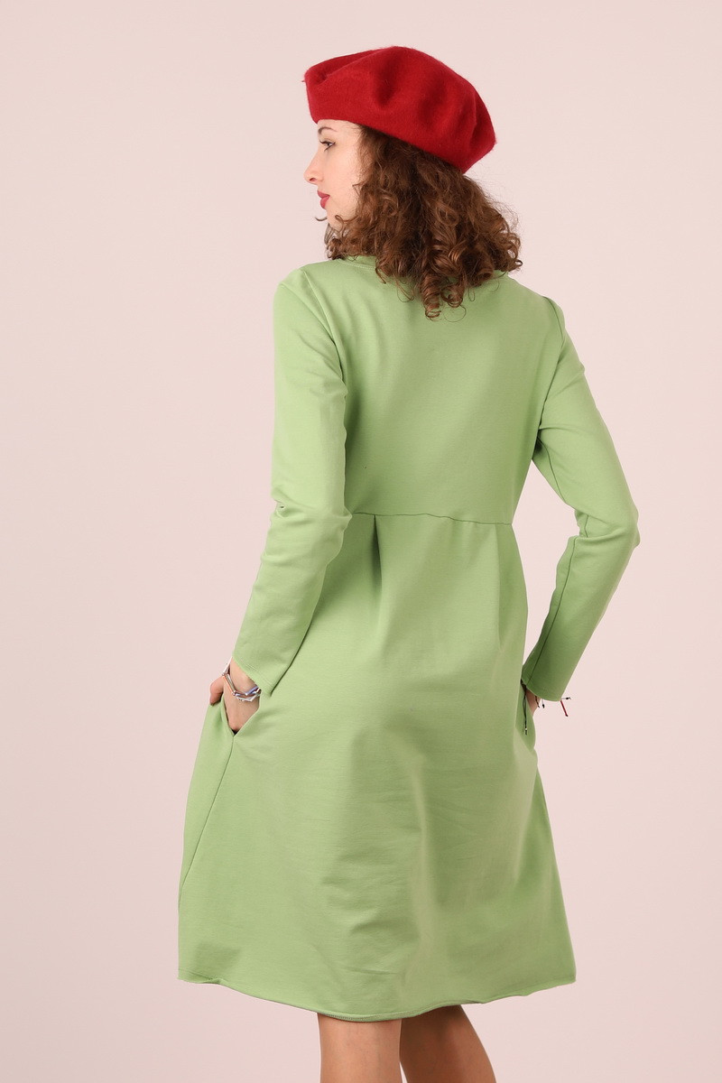 Rochie lunga  tip lalea, din bumbac