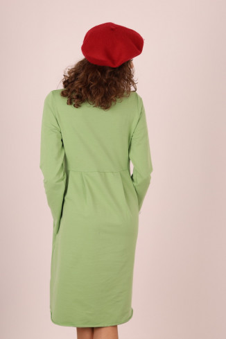 Rochie lunga  tip lalea, din bumbac