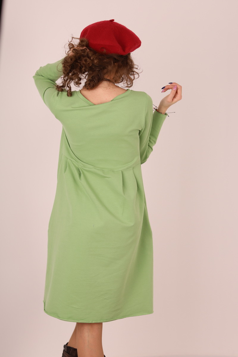 Rochie lunga  tip lalea, din bumbac