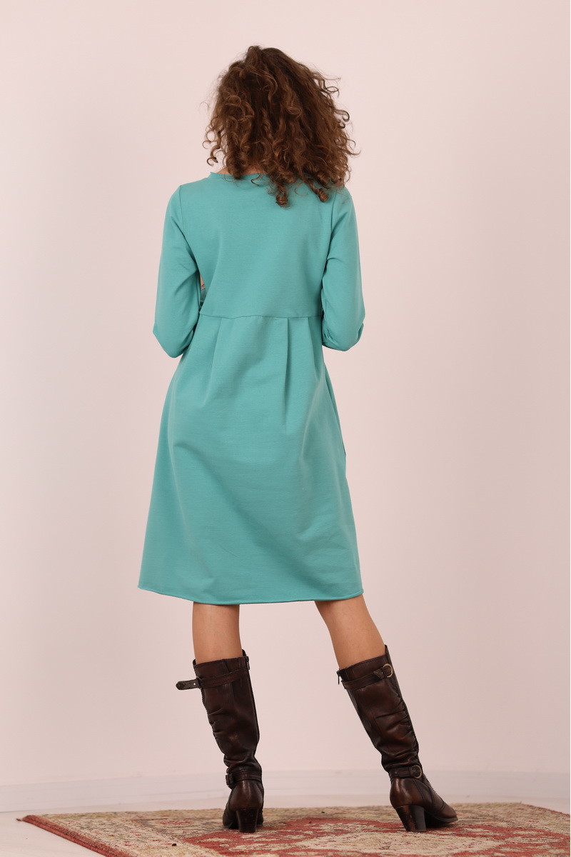 Rochie lunga  tip lalea, din bumbac