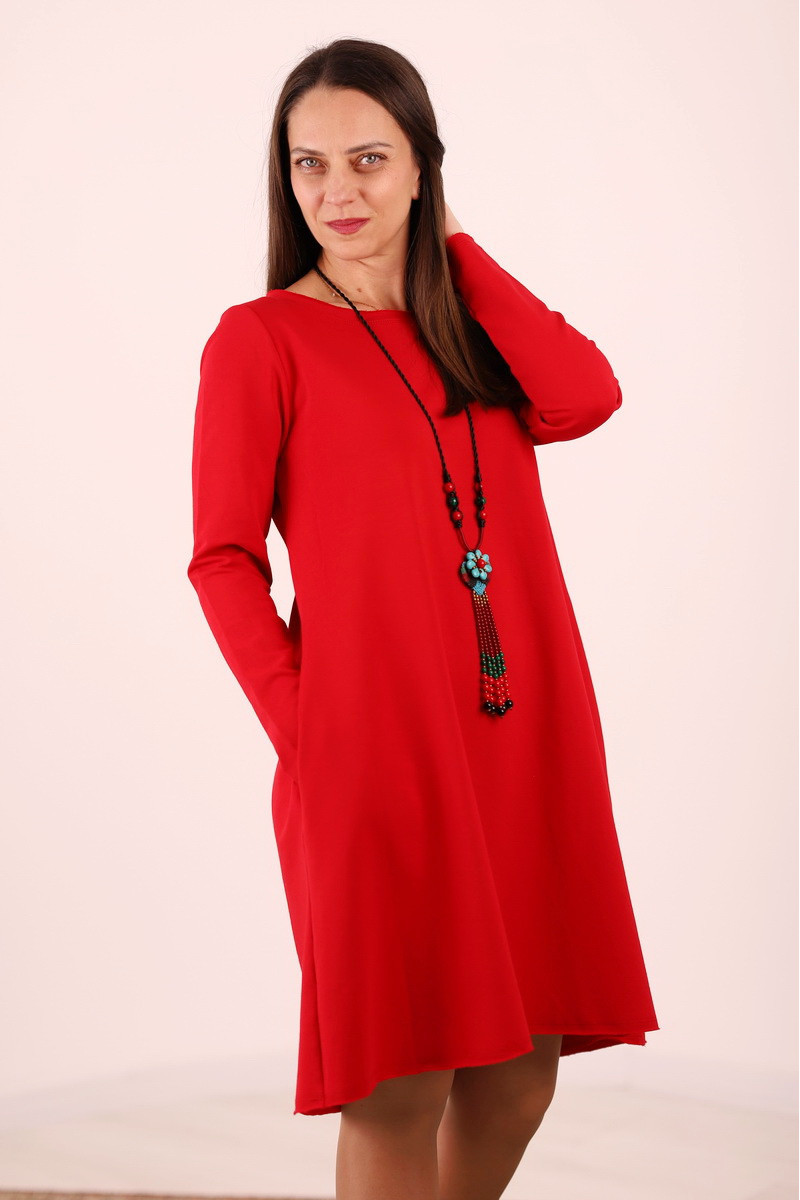 Rochie lunga  tip lalea, din bumbac