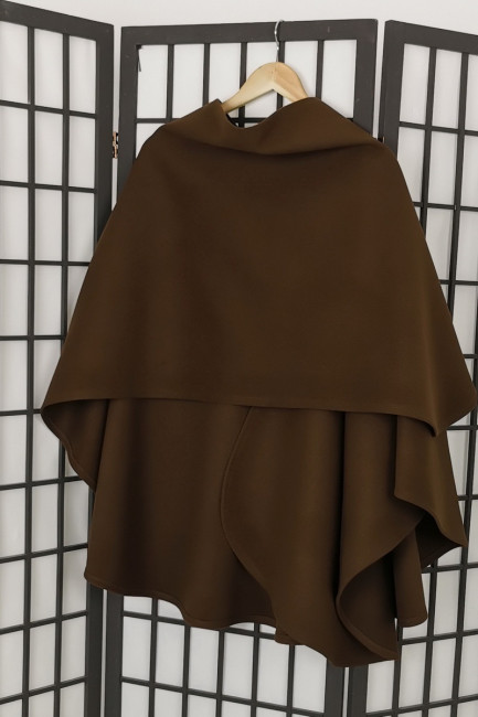 Poncho Aquarelle maro