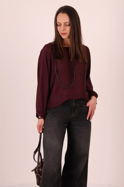 Bluza Bliss bordo