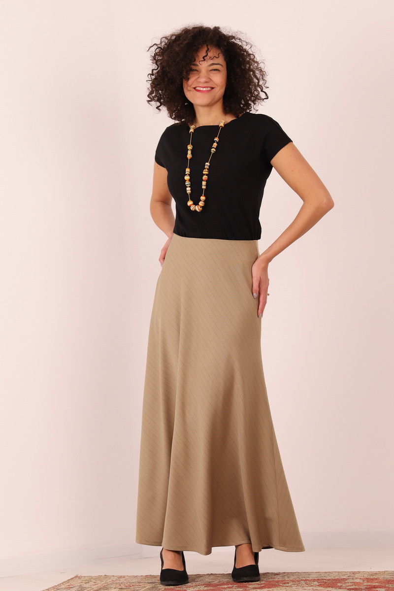 Joa Shop - cumpara online: Fusta maxi din stofa