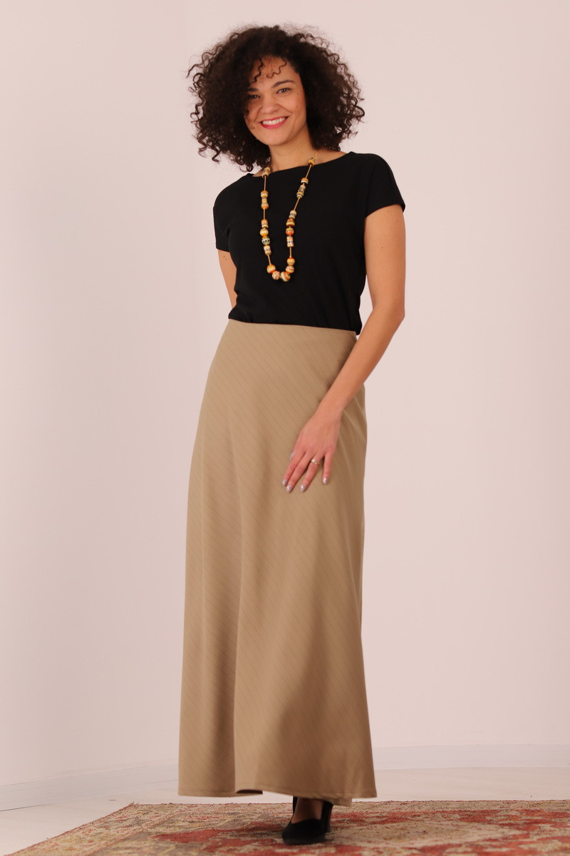 Joa Shop - cumpara online: Fusta maxi din stofa