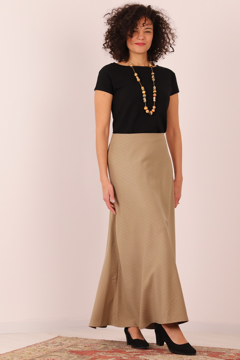 Joa Shop - cumpara online: Fusta maxi din stofa