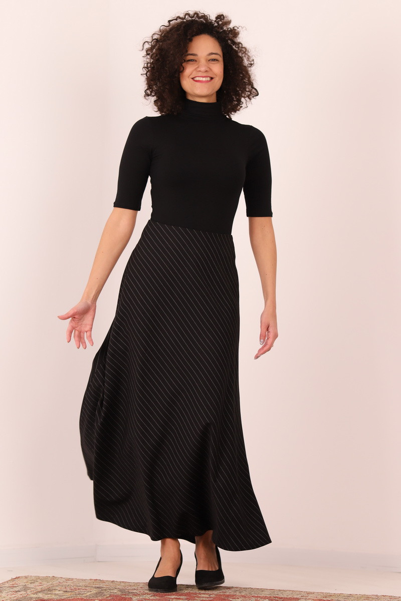 Joa Shop - cumpara online: Fusta maxi din stofa