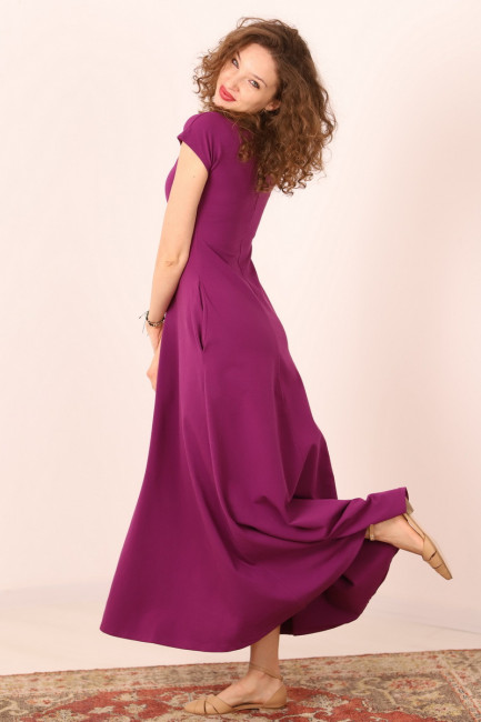 Rochie Stela mov cald