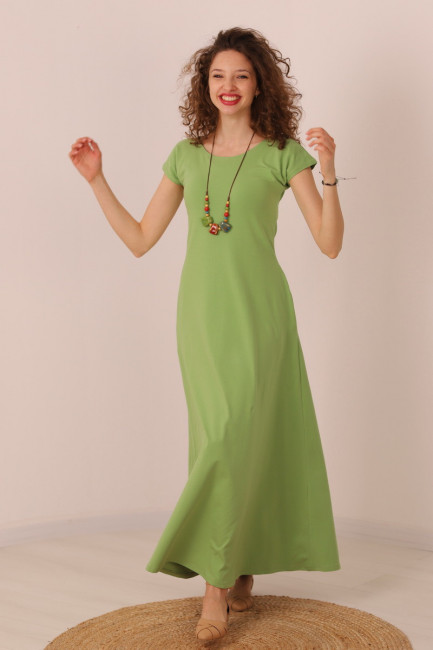 Rochie Stela verde pal