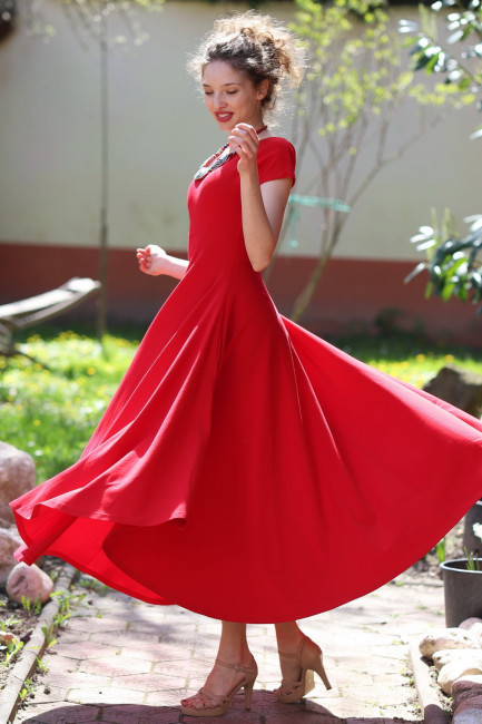 Rochie Orestia rosie