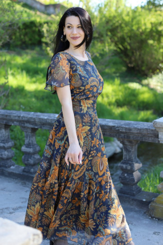 Rochie boho chic, rochie lunga din voal