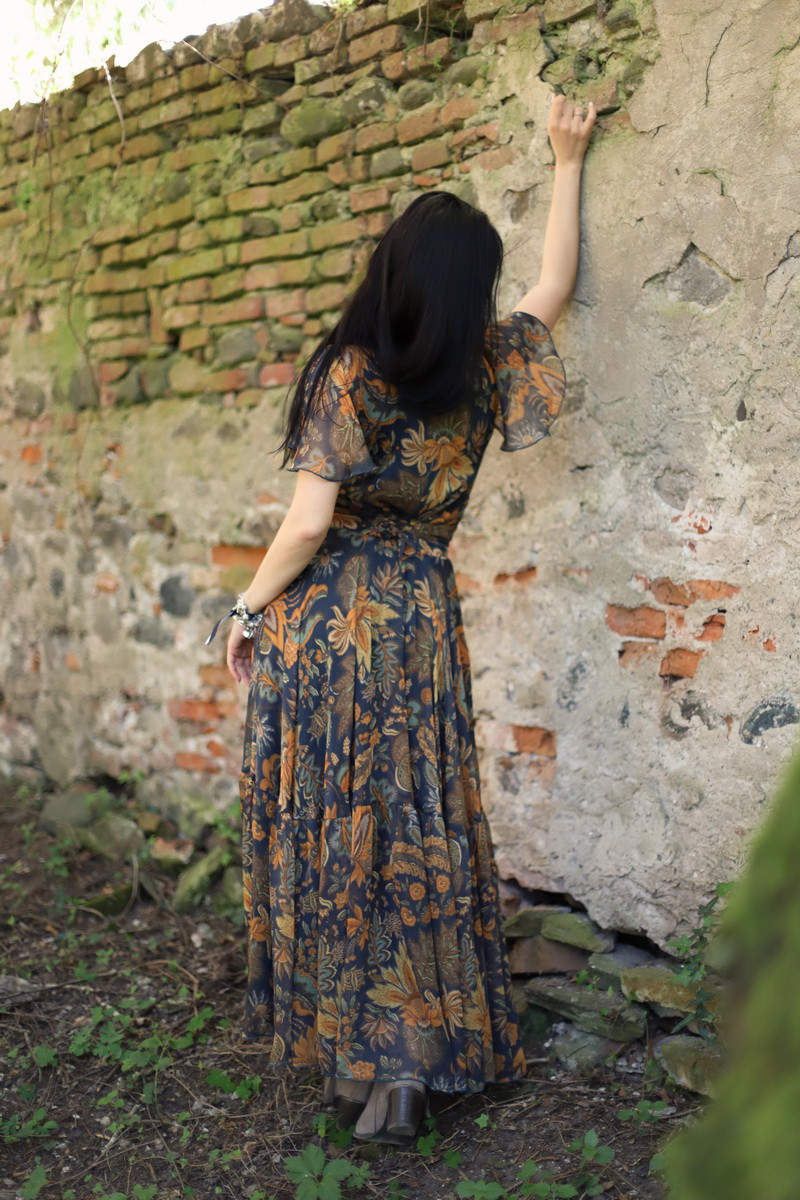 Rochie boho chic, rochie lunga din voal
