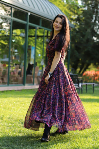 Rochie boho chic, rochie lunga din voal