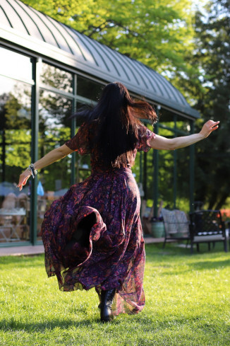 Rochie boho chic, rochie lunga din voal