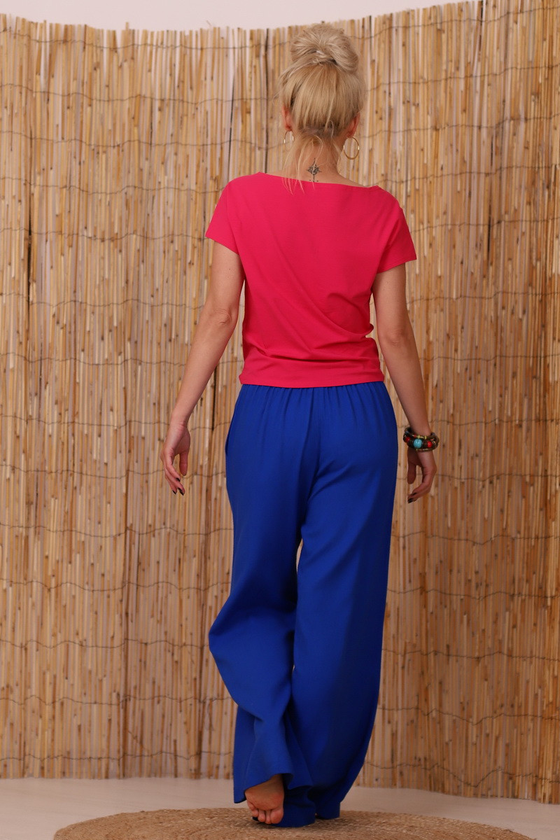 Joa Shop - cumpara online: Pantaloni de vara largi , pantaloni din in