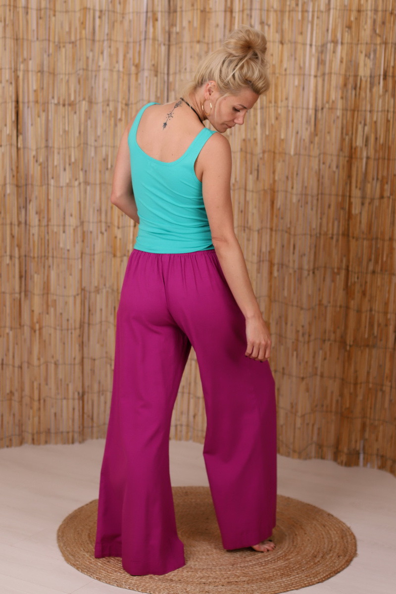 Joa Shop - cumpara online: Pantaloni de vara largi , pantaloni din in