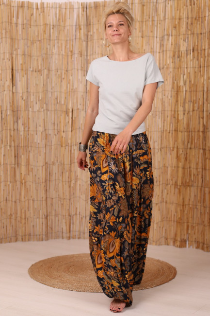 Pantaloni salvari Surya bleumarin