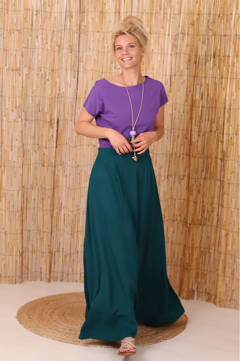 Fusta boema maxi