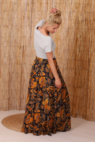 Fusta boema maxi