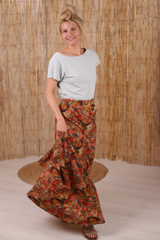 Fusta boema maxi