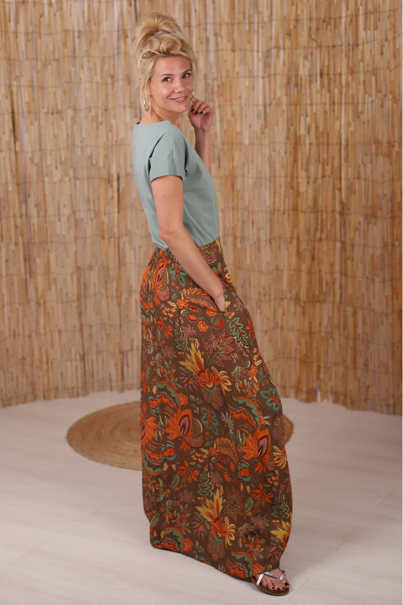 Fusta boema maxi