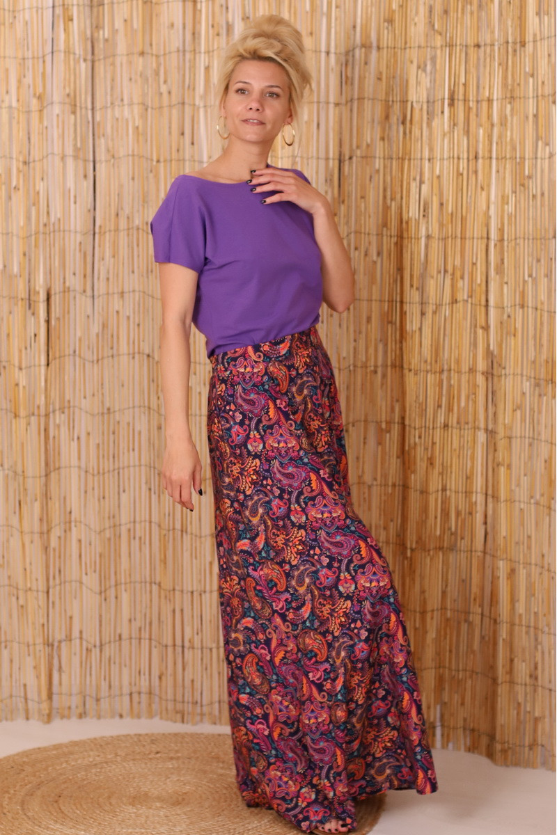 Fusta boema maxi