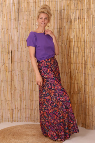Fusta boema maxi