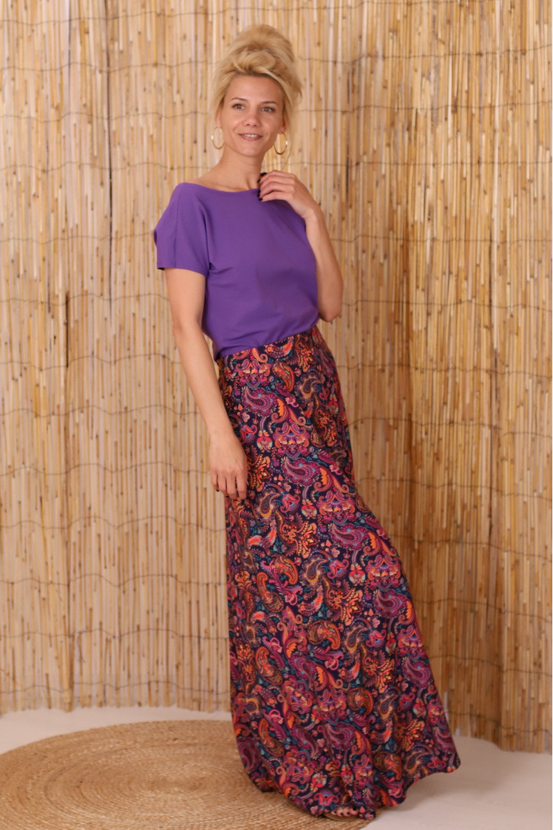 Fusta boema maxi