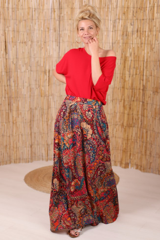 Fusta boema maxi