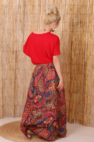 Fusta boema maxi