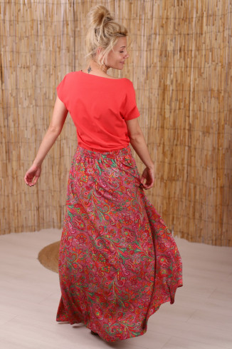Fusta boema maxi