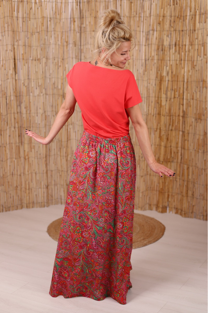 Fusta boema maxi