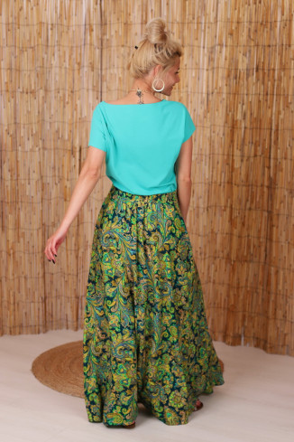 Fusta boema maxi