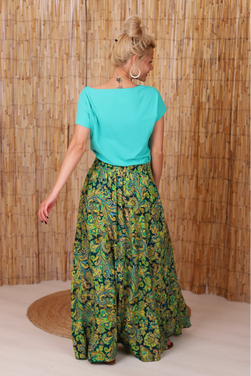 Fusta boema maxi